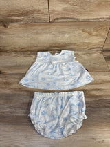 Limited Too 2pc Floral Shirt & Bloomer Set White sz 0/3m