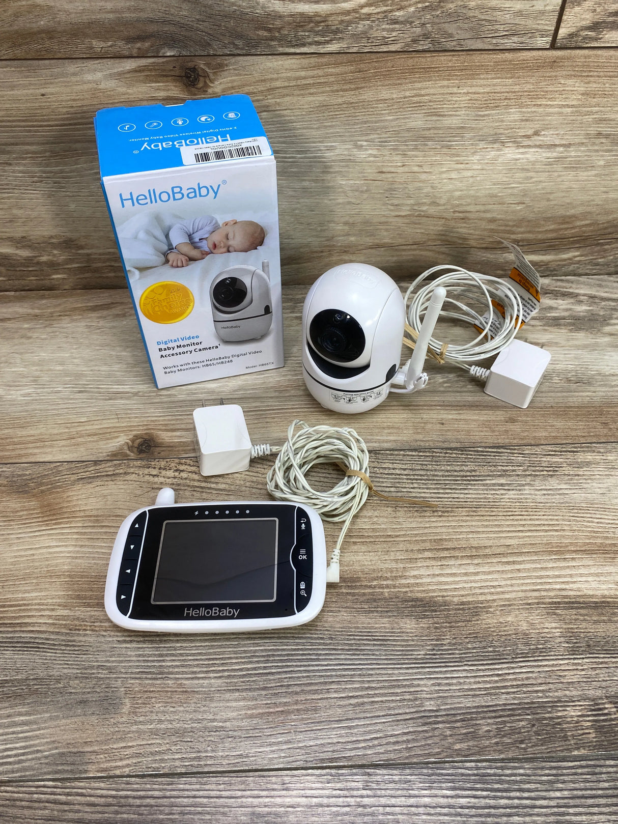 HelloBaby HB65-2 Video Baby Monitor with two cameras