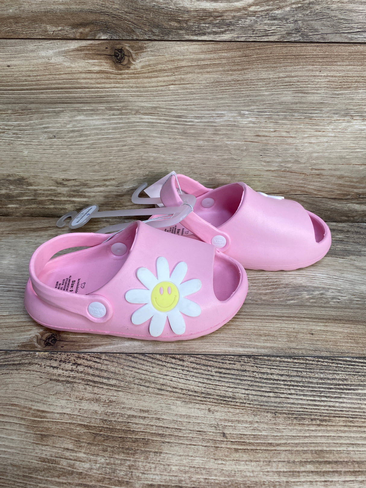 NEW Koala Kids Sunflower Clogs Pink sz 9c