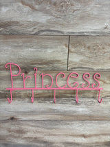 Princess Metal Wall Decor With Hooks