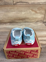 Vans Slip On V Crib Shoes Aquatic Checkerboard sz 3c