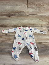 Carter's Waffle Knit Dinosaur Sleeper Beige sz 3m