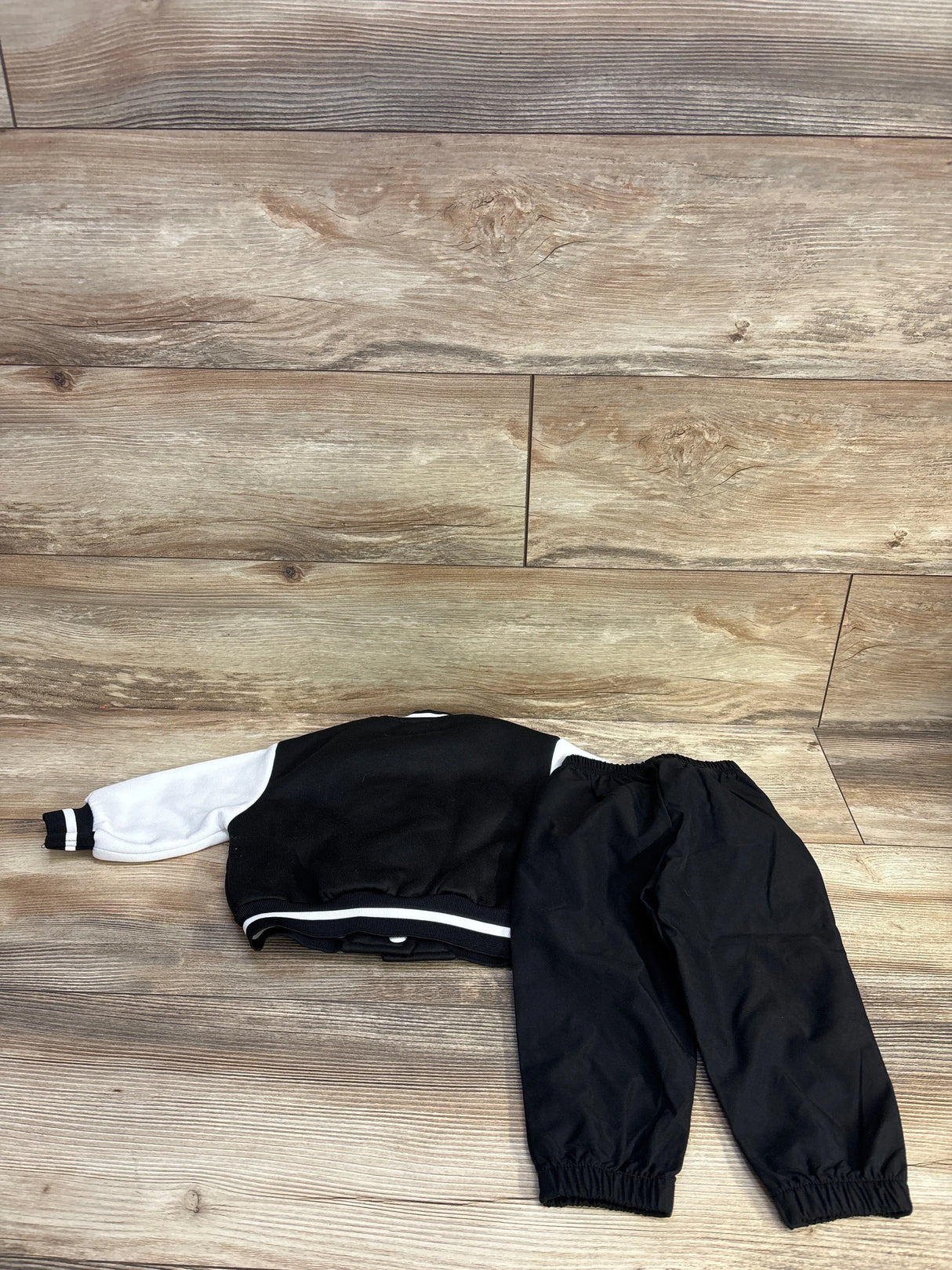 Shein California Letterman Jacket Set Black sz 6-9m