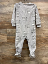 Kids Headquarters Zebra Print Blanket Sleeper Grey sz 18m - Me n Mommy To Be
