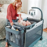 NEW Chicco Lullaby Zip All-in-One Portable Playard in Driftwood