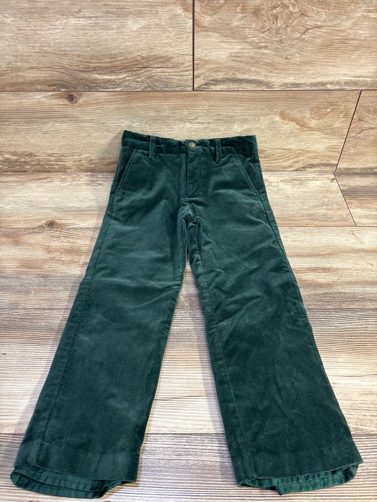Janie & Jack Velvet Pants in Pine Green sz 5T