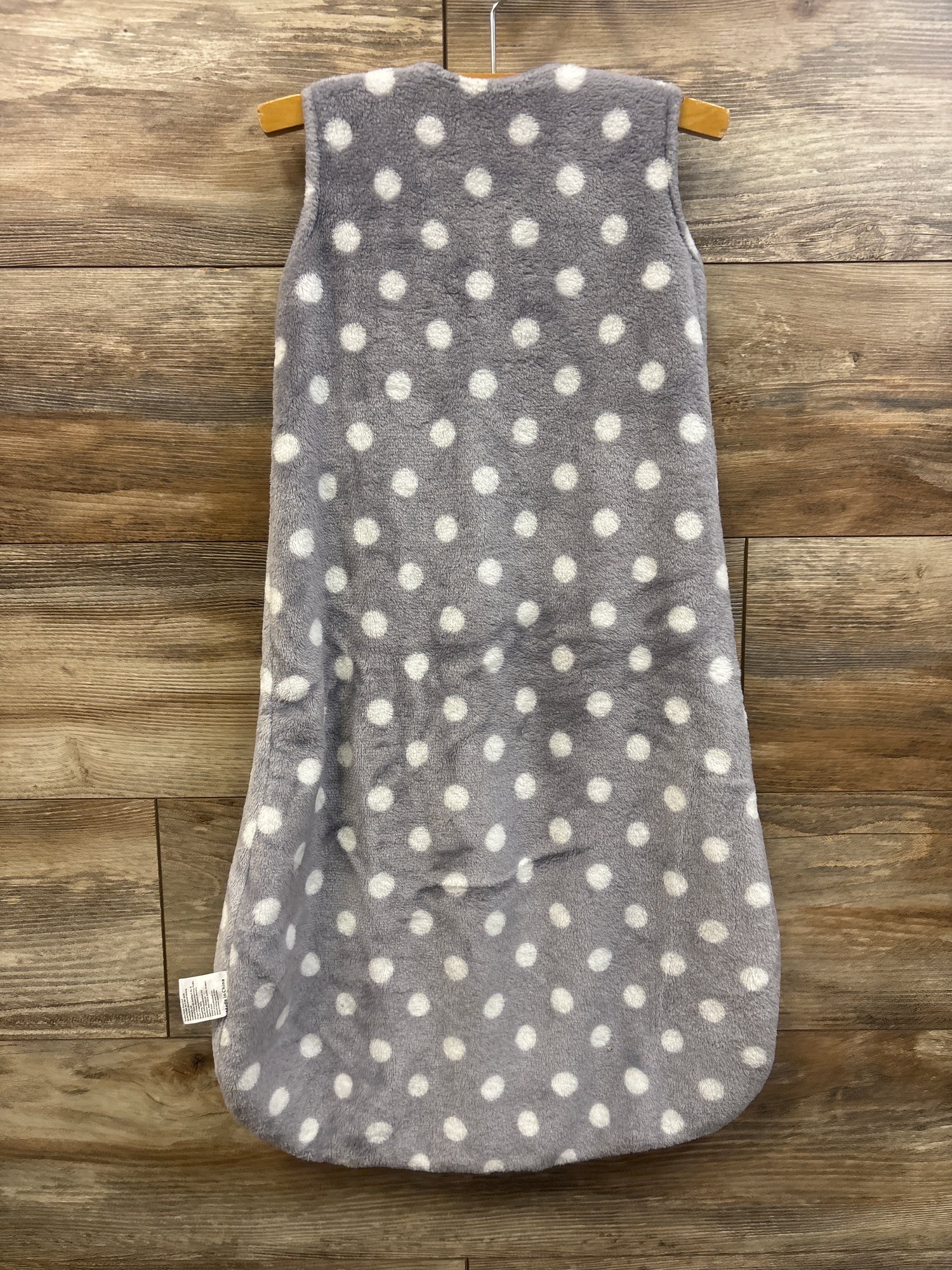 Yoofoss Polka Dot Blanket Sleep Sack Grey sz 6-12m