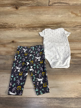 Simple Joys 2pc Bodysuit & Leggings White sz 3-6m