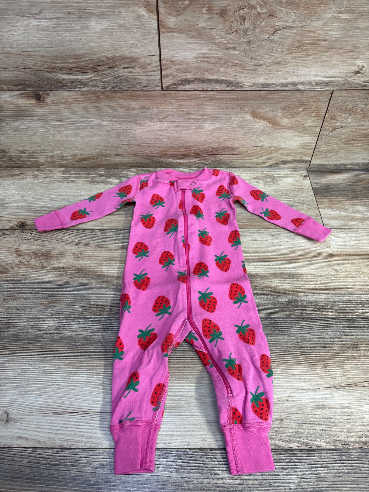 Hanna Andersson Strawberry Sleeper Pink sz 12-18m