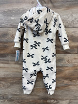 NEW Carter's Fleece Hooded Coverall Cream sz 9m