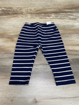 NEW Baby Gap Striped Navy Leggings sz 6-12m