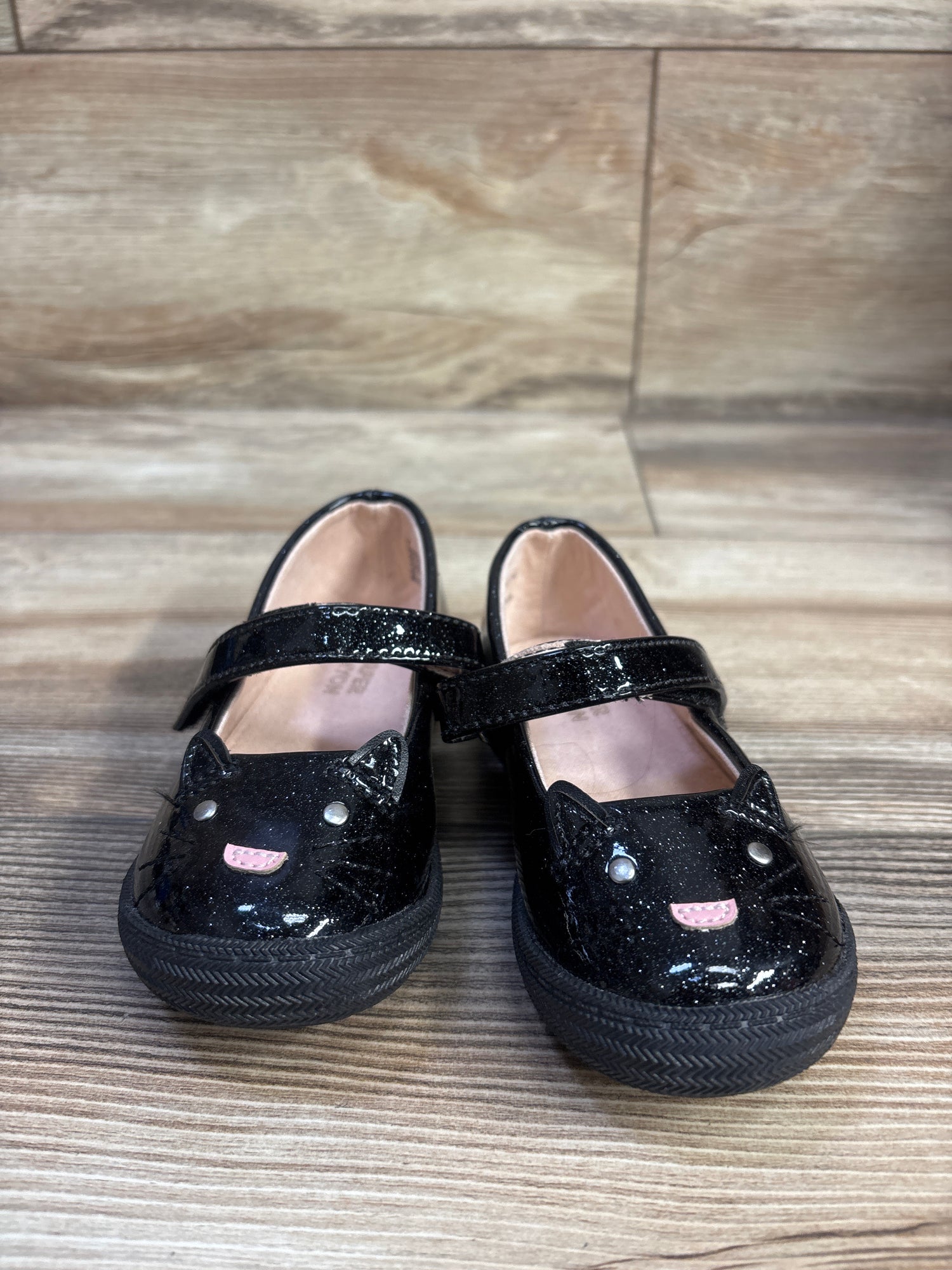 Harper Canyon Kitty Cat Mary Jane Flats Pink sz 7c