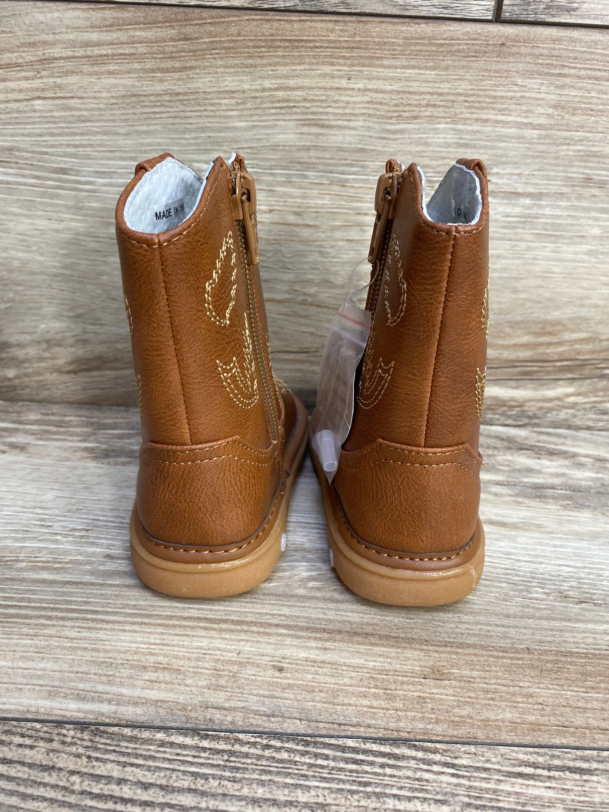 Wee Squeak Western Boot Brown sz 4c