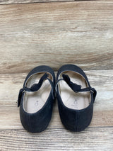 Zula Mary Jane Black Flats With Bow Sz 12c