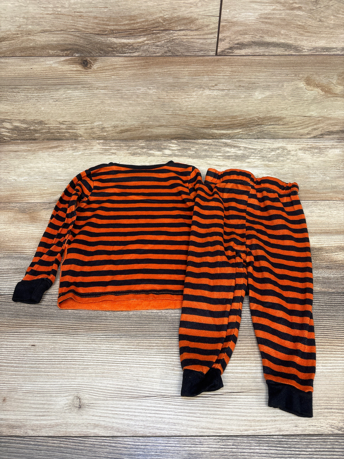 Bluey 2pc Halloween Striped Pajama Set Orange sz 2T