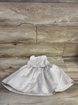 Carter's Sleeveless Bow Dress Gold sz 18m