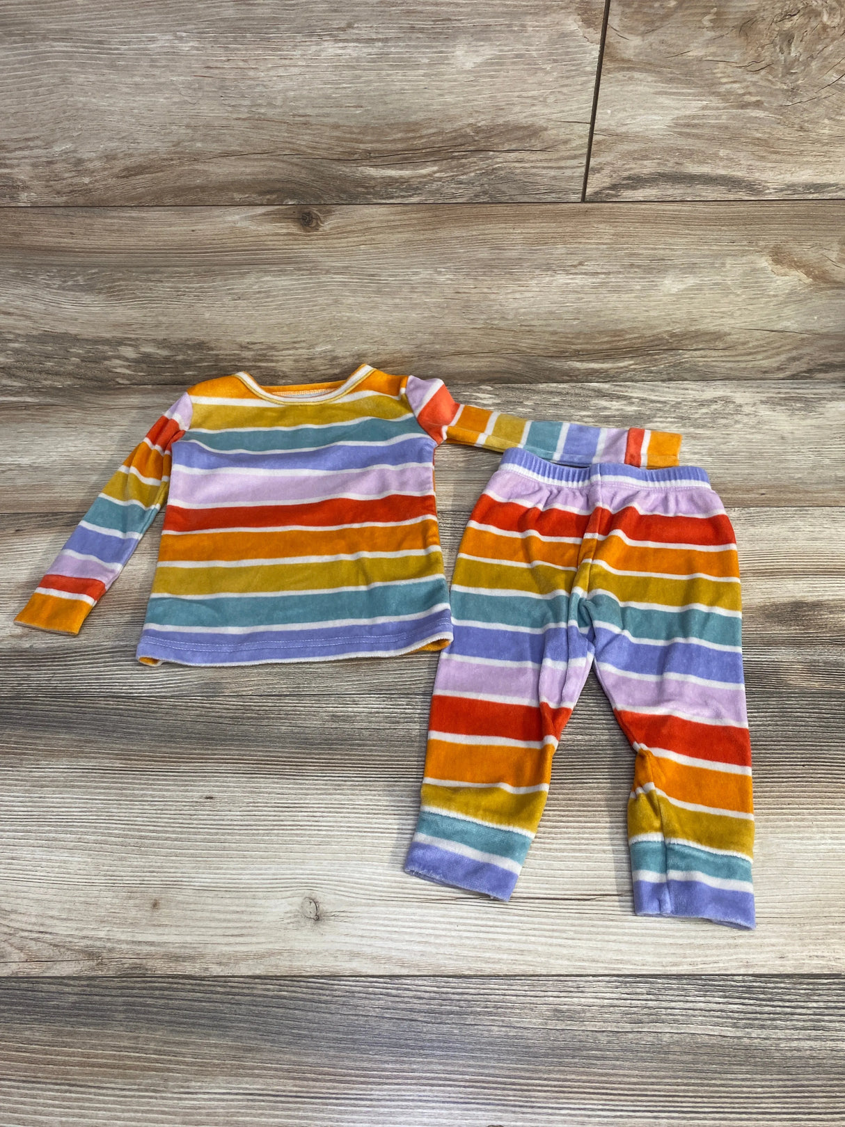 Cat & Jack 2pc Striped Pajama Set sz 18m