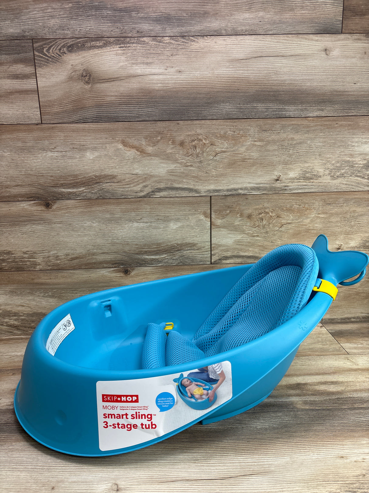 Skip Hop Moby Smart Sling 3 In 1 Baby Bathtub Blue