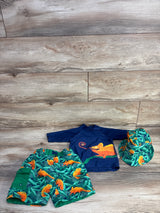 Uv Skinz 3pc Chameleon Swim Set Blue sz 3T