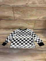 Old Navy Checker Shirt White sz 3T