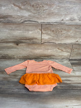 Carter's Striped Ghost Tulle Bodysuit Orange sz 18m