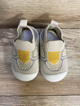 Baby First-Walking Slip-On Sock Sneakers Beige sz 5c