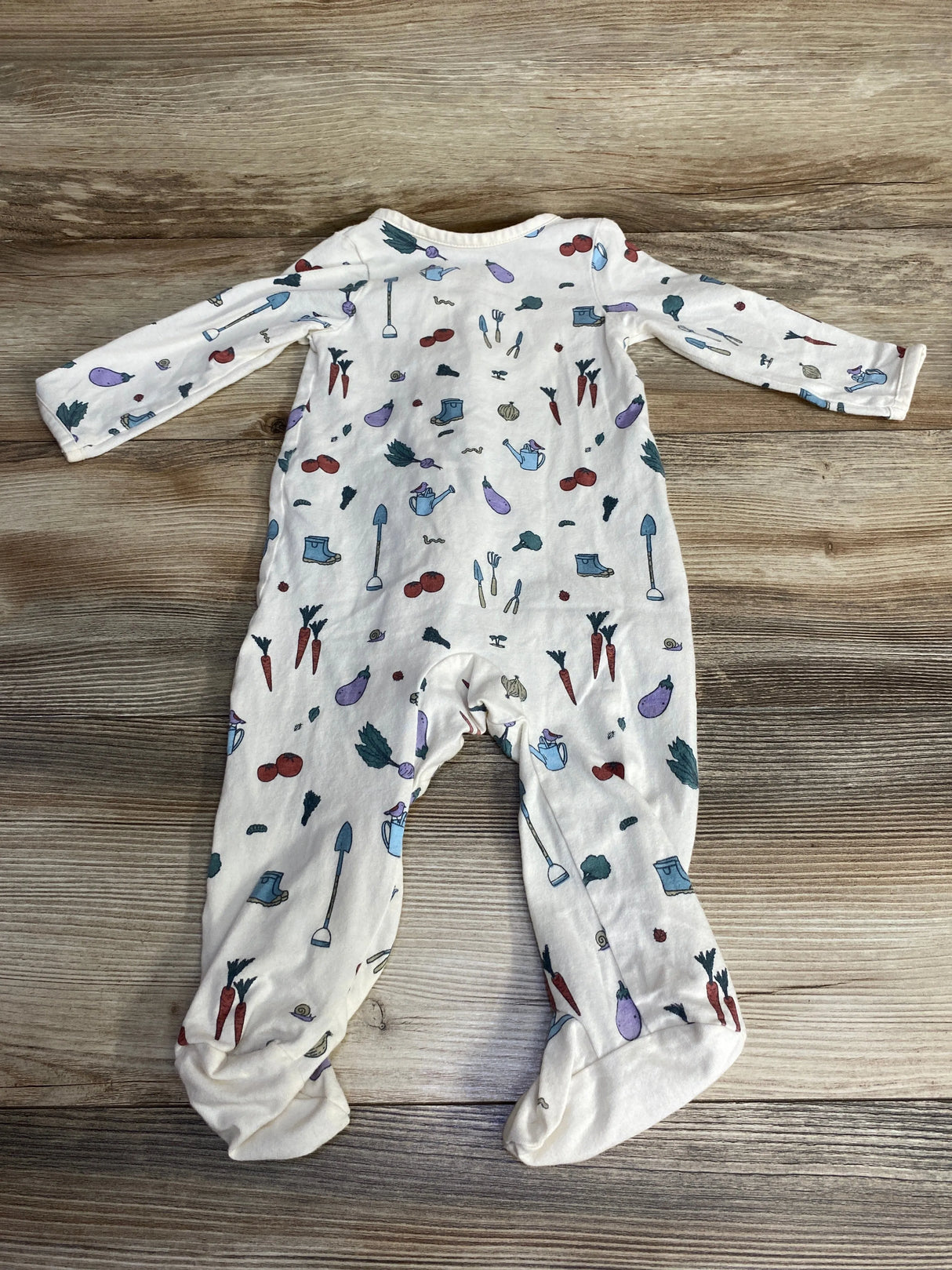 Little Planet Vegetable Sleeper White sz 9m - Me n Mommy To Be