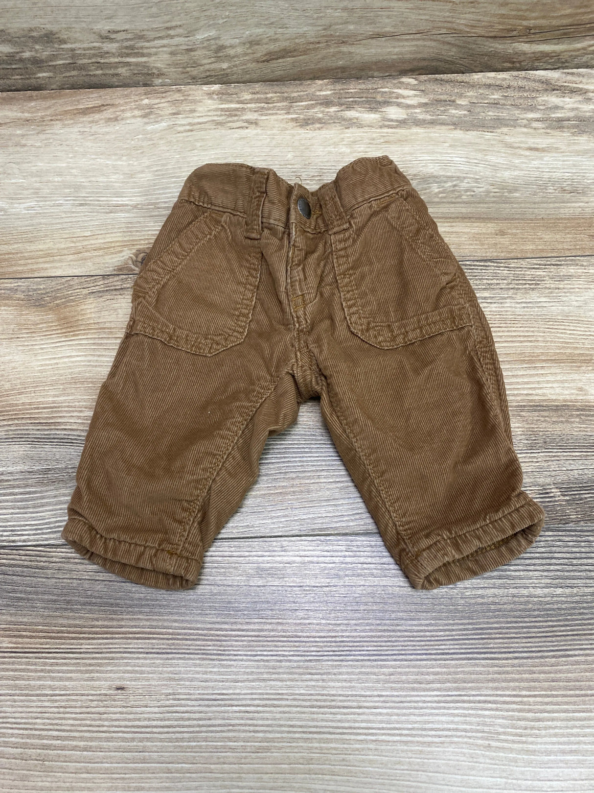 Baby Gap Jersey-Lined Corduroy Pants Brown sz 0-3m