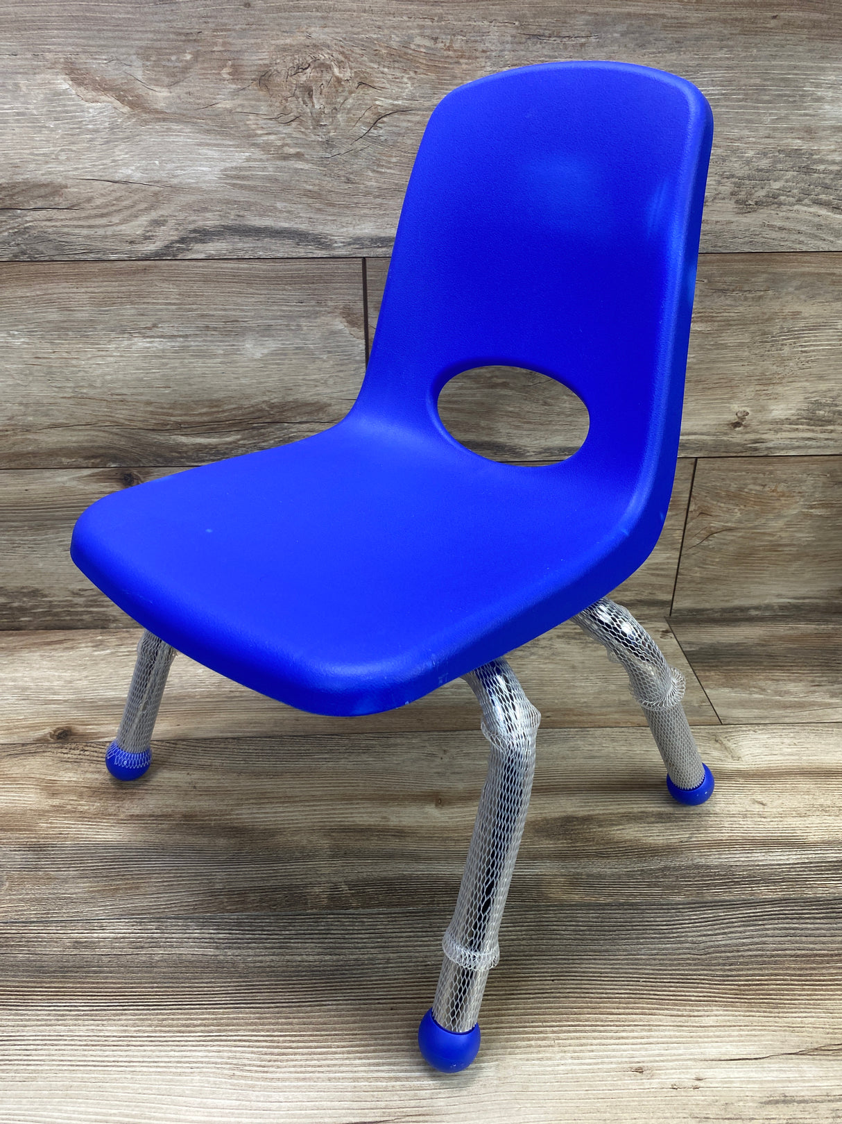 10" Stack Chair Ball Glide, 3Pk Blue