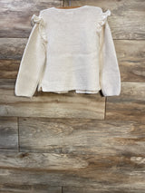 Zara Ruffle Cardigan Cream sz 2-3T