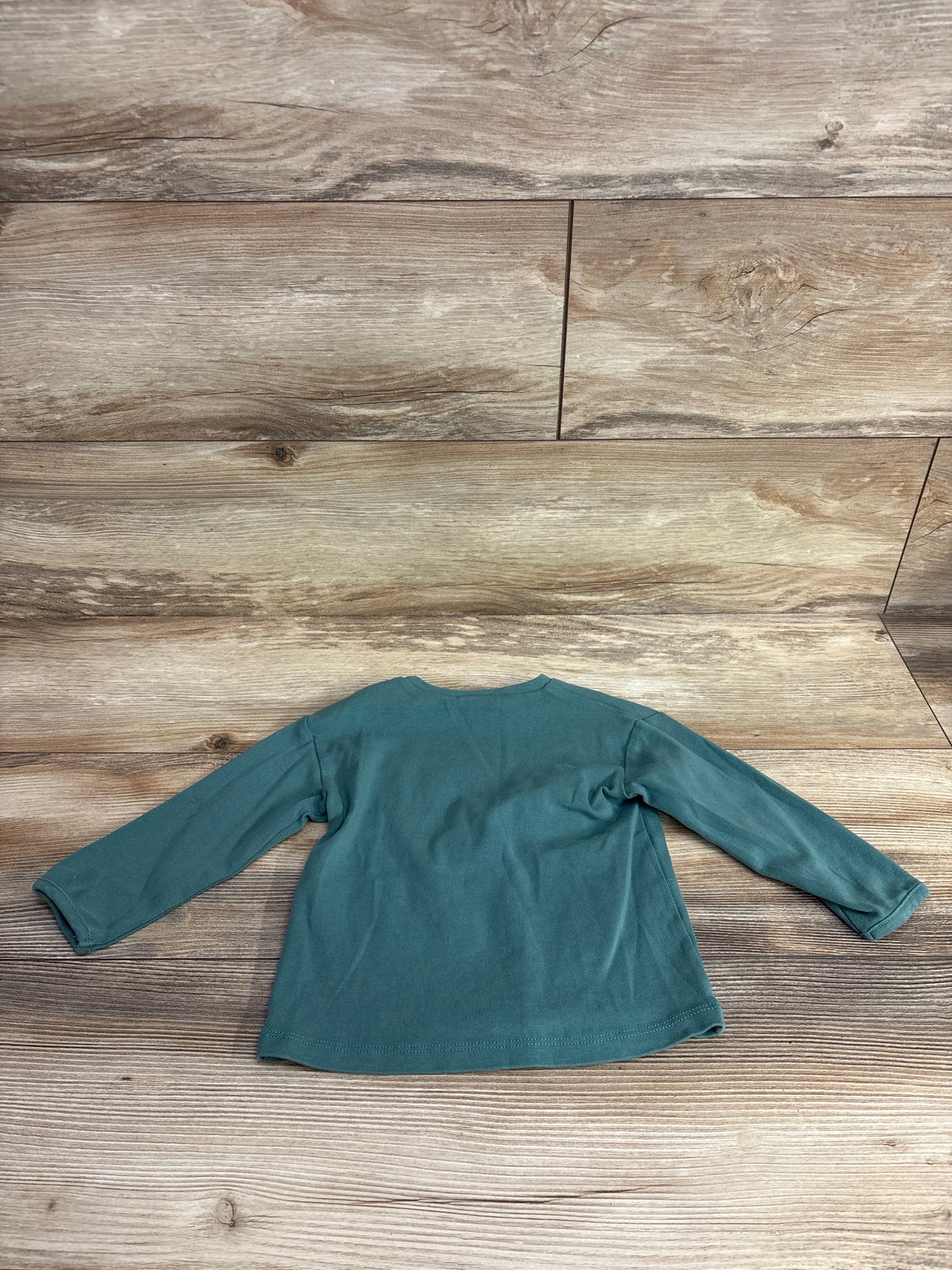 Zara Happy Day Happy You Sweatshirt Teal sz 12-18m