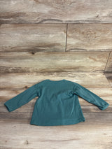 Zara Happy Day Happy You Sweatshirt Teal sz 12-18m