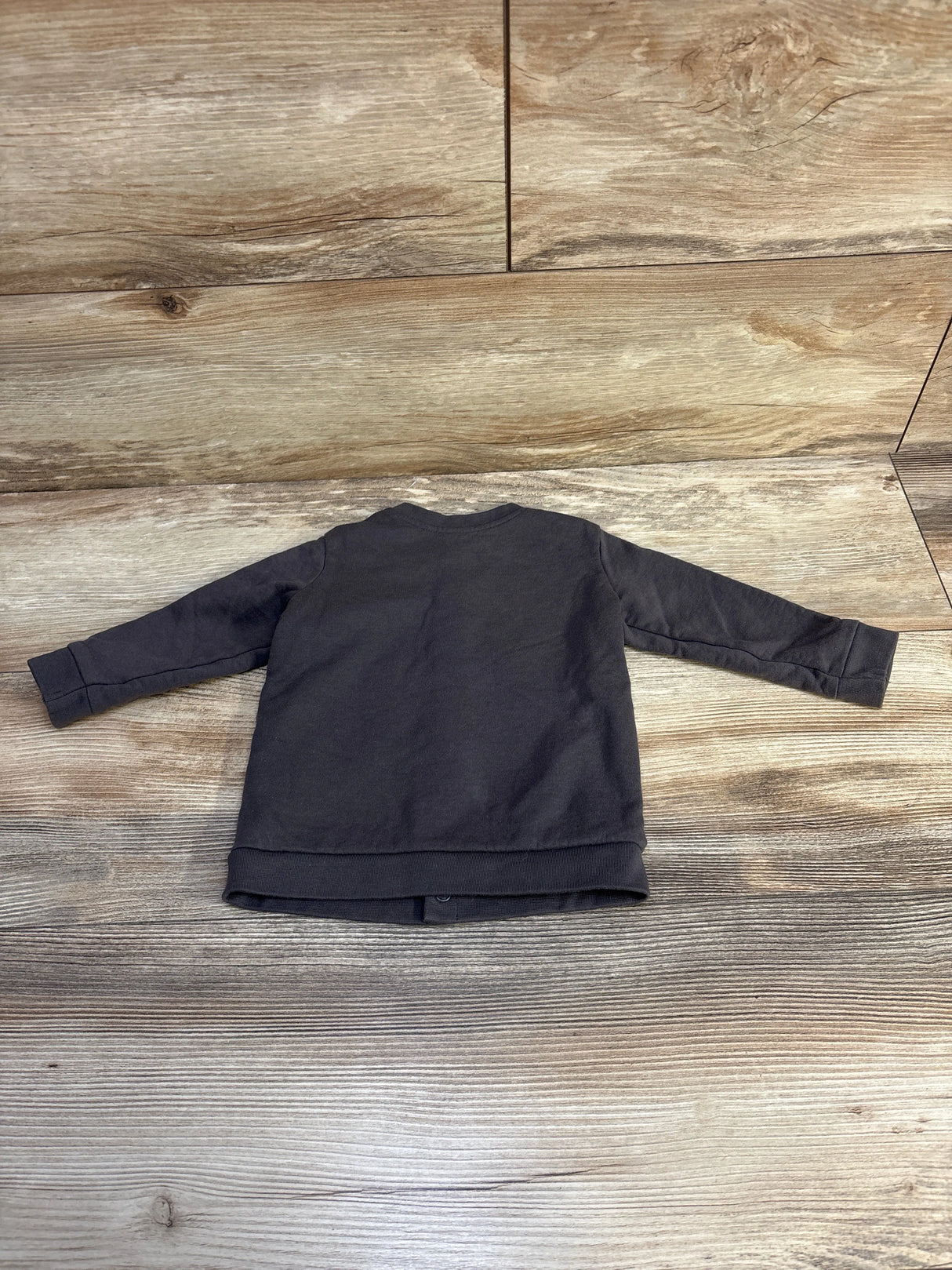 H&M Snap Button Shirt Grey sz 6-9m
