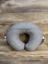 Boppy Nursing Pillow with Grey Chevron Slipcover