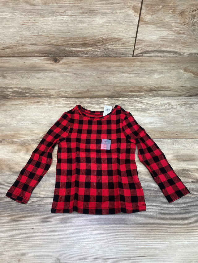 NEW Old Navy Black/Red Buffalo Check Shirt sz 2T - Me n Mommy To Be