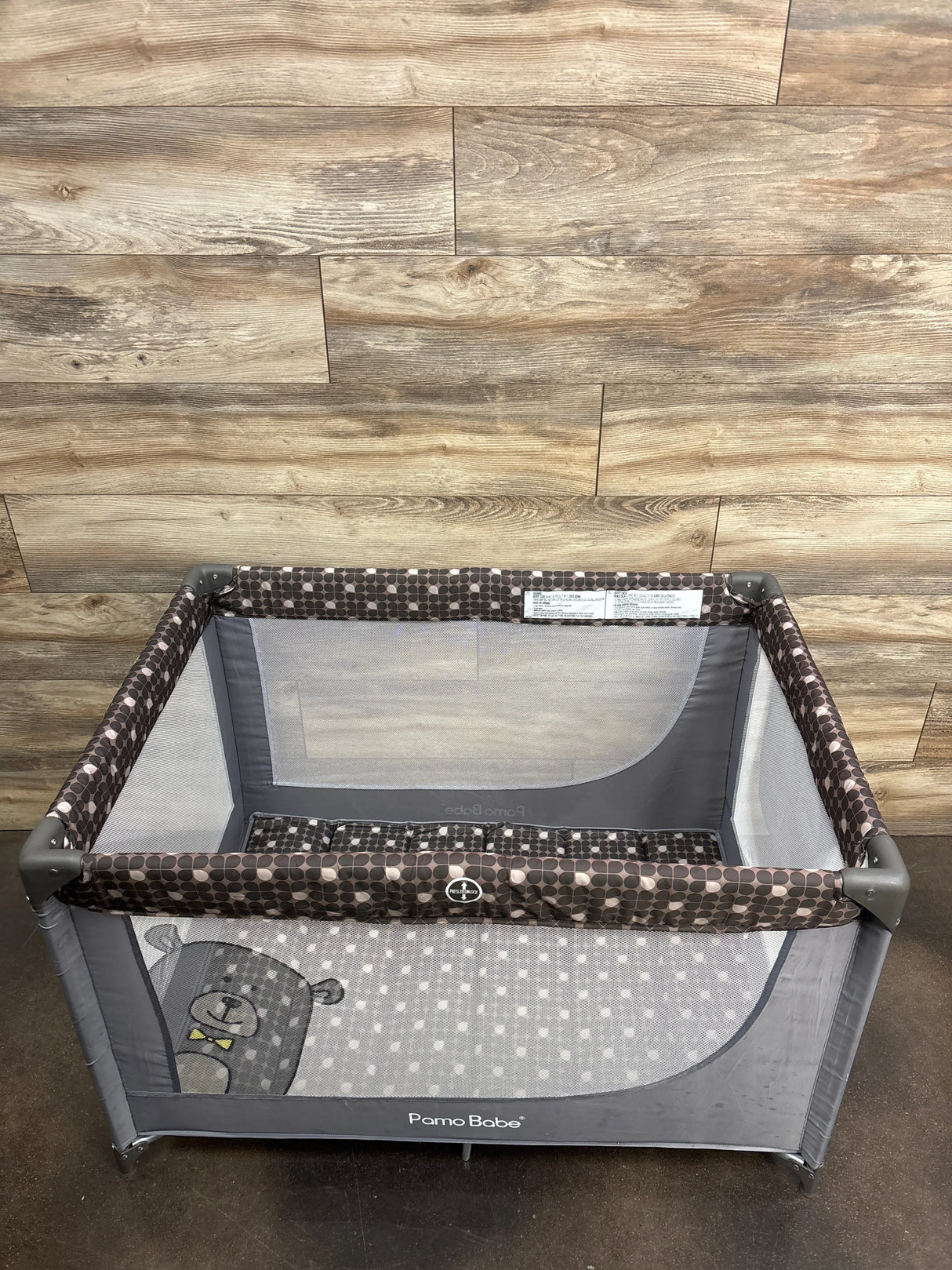 Pamo Babe Portable Playard, Grey*