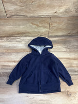 Simple Joys Full Zip Fleece Hoodie Navy sz 3-6m