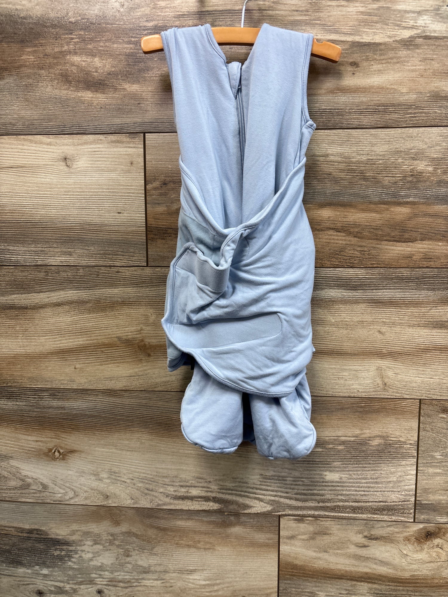 Halo SleepSack SuperSoft Bamboo Wearable Blanket in Blue Fog sz 6-12m