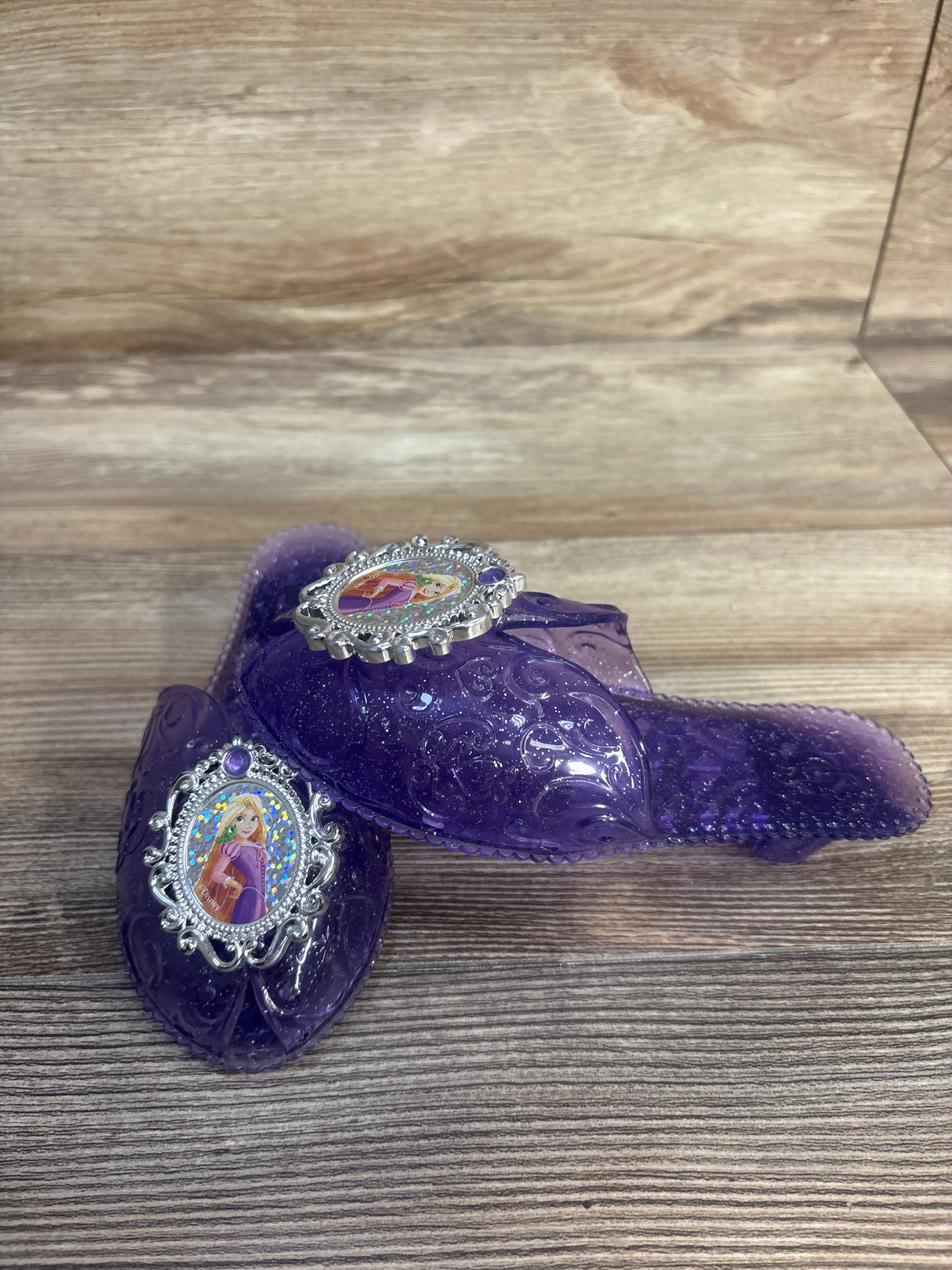 Disney Princess Rapunzel Dress Up Shoes Purple sz 8c