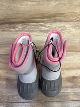 NEW Cat & Jack Lenny Winter Snow Boots Grey sz 6c
