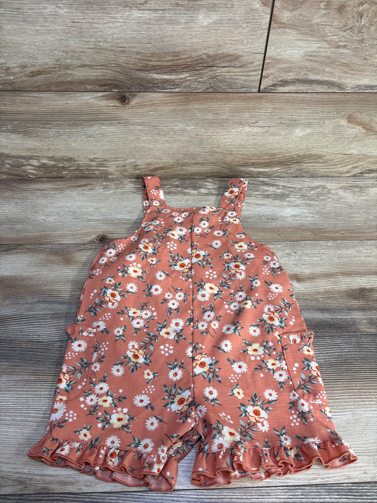 Nicole Miller Floral Shortall Coral sz 5T
