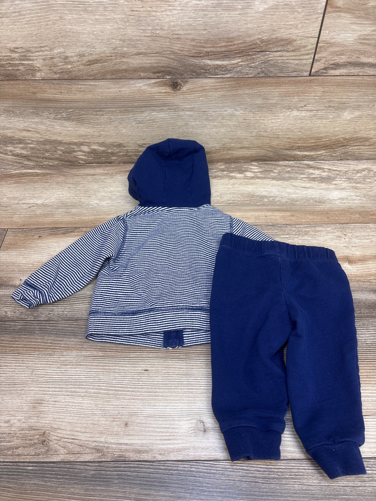 Carter's 2pc Zip-Up Jacket & Pants Set Blue sz 9m