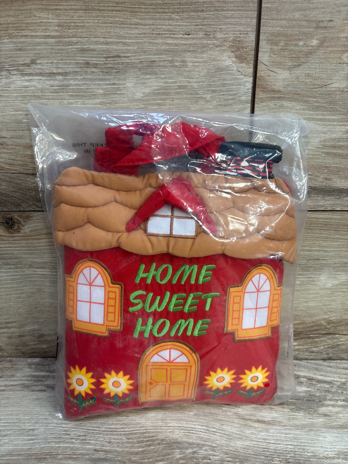 NEW Soft Skill Home Sweet Home Washable Book Red
