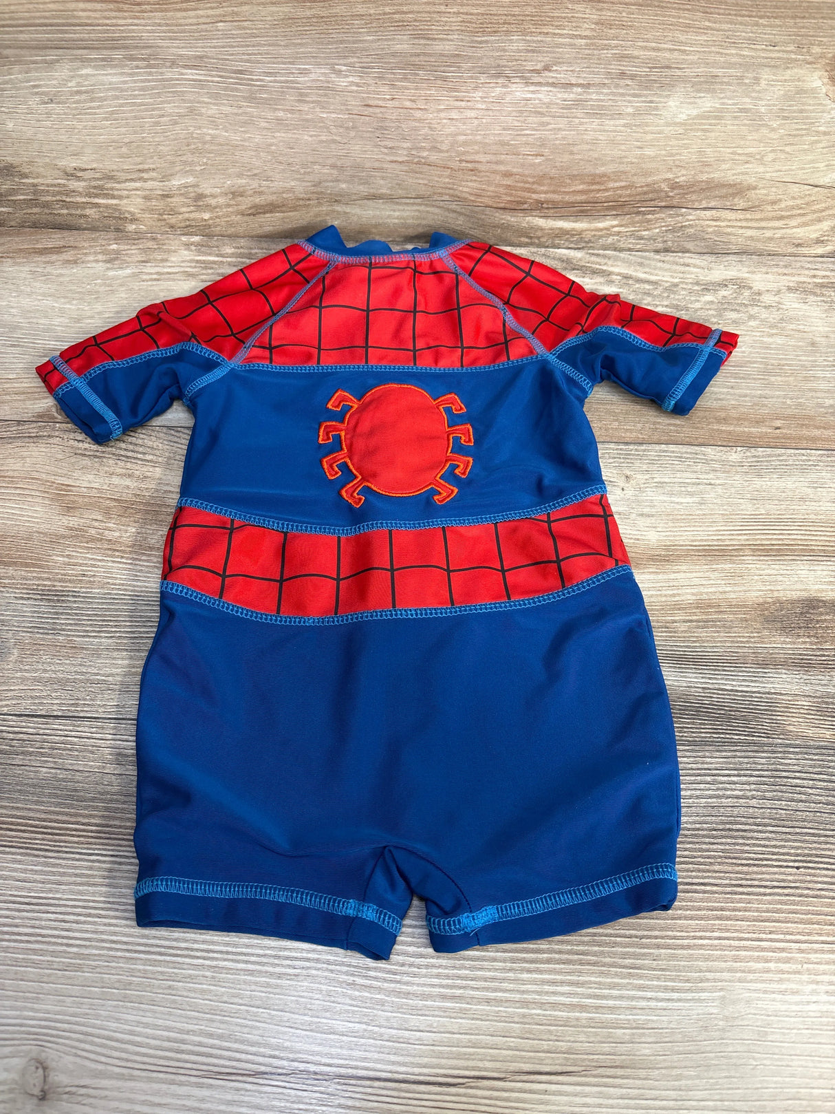 Disney Store 1pc Spider-Man Rashguard Swimsuit Red sz 2T
