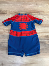 Disney Store 1pc Spider-Man Rashguard Swimsuit Red sz 2T