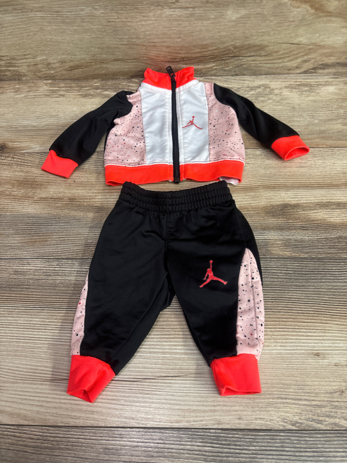 Jordan 2pc Tracksuit Black sz Newborn