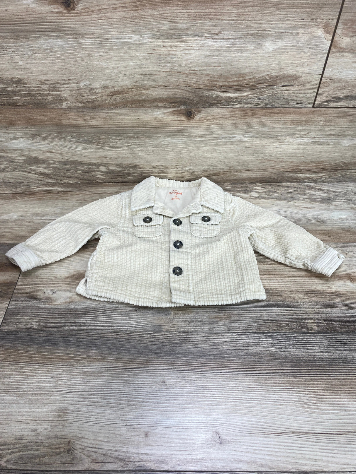 Cat & Jack Corduroy Jacket White sz 12m