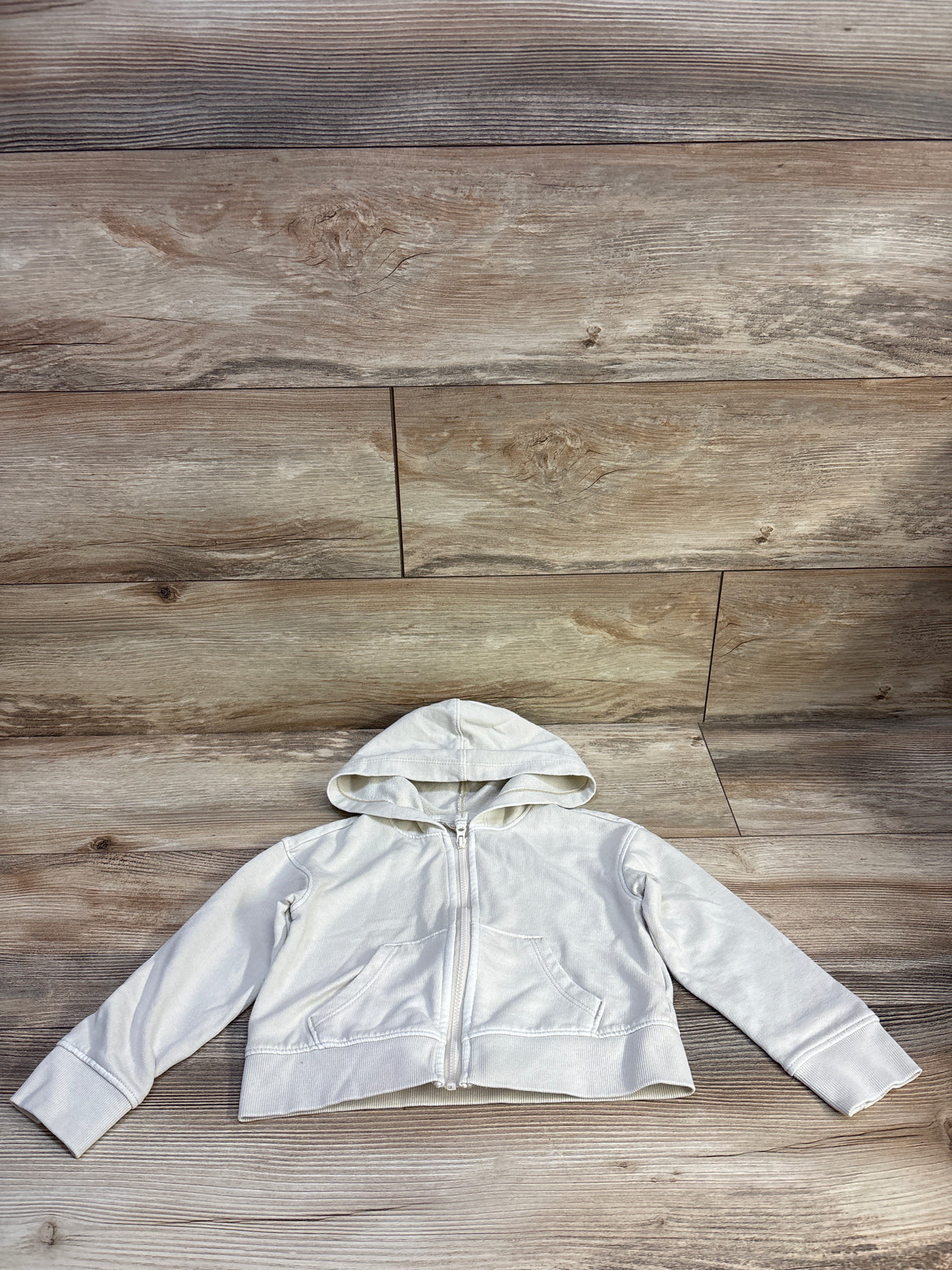 Cat & Jack Full Zip Jacket Cream sz 3T