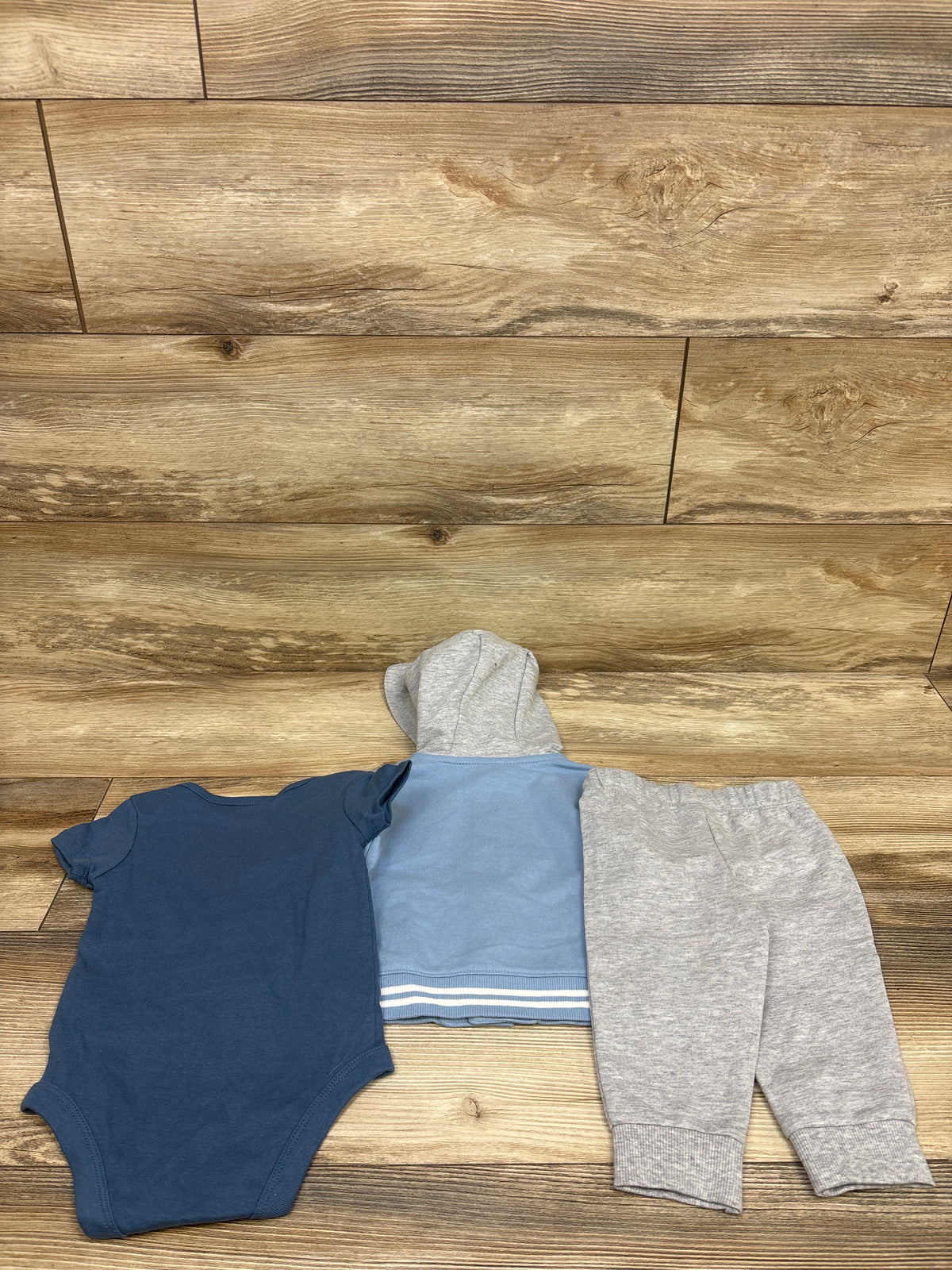 NEW Carter's 3pc Varsity Jacket, Bodysuit, & Pants Set Blue sz 9m