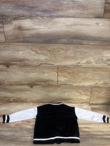 Shein J Patch Varsity Jacket Black sz 4T